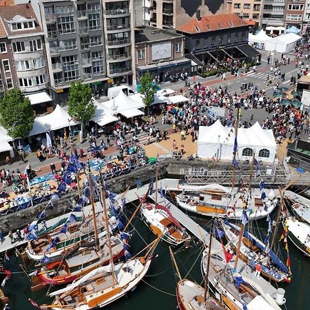 Appartement Cousteau - Terras, Zeezicht, Marina Ostende Exterior foto
