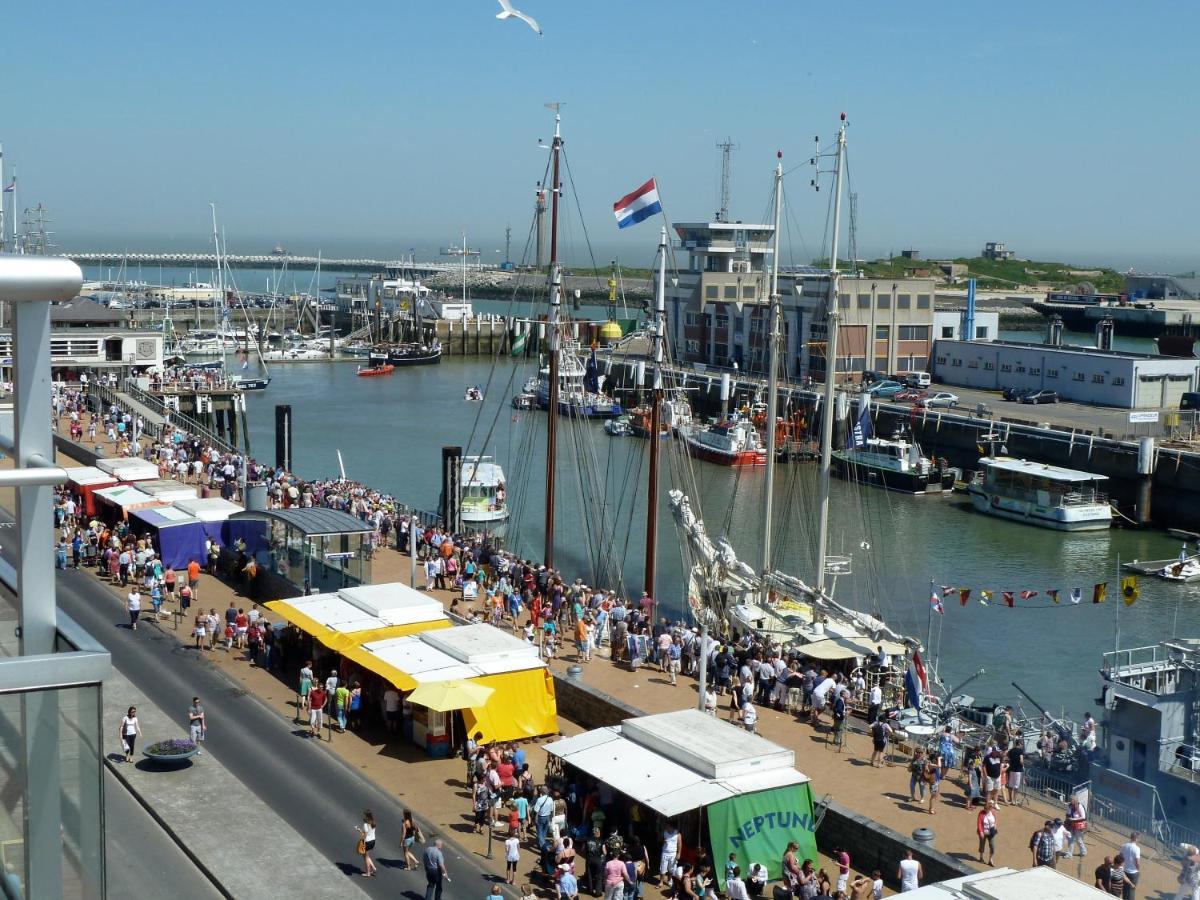 Appartement Cousteau - Terras, Zeezicht, Marina Ostende Exterior foto